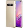 Pouzdro a kryt na mobilní telefon Samsung MERCURY I-JELLY TPU Obal Samsung Galaxy S10 zlatý 13291