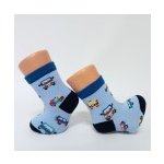 Bavlněné ponožky MOTO Světle modrá – Zboží Dáma