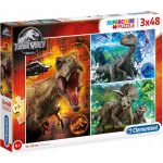 Clementoni Dětské Jurassic World 25250 3 x 48 dílků – Hledejceny.cz