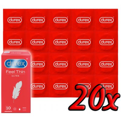 Durex Feel Thin Ultra 20 pack – Zboží Mobilmania