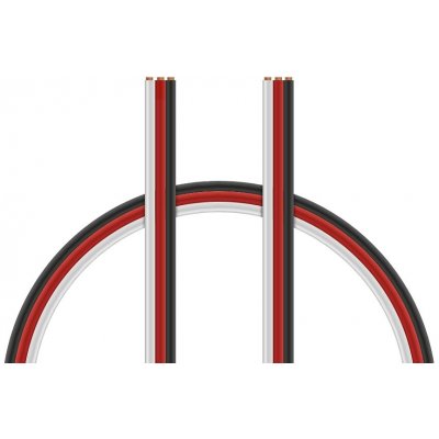 Kavan Kabel třížilový plochý tlustý FU 0.25mm2 PVC – Zboží Dáma