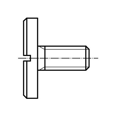 PROFISTYL DIN 921 šroub s VELKOU válcovou hlavou a průběžnou drážkou pozink Varianta: DIN 921 šroub s velkou válcovou hlavou s drážkou ZnB M5x10 – Hledejceny.cz