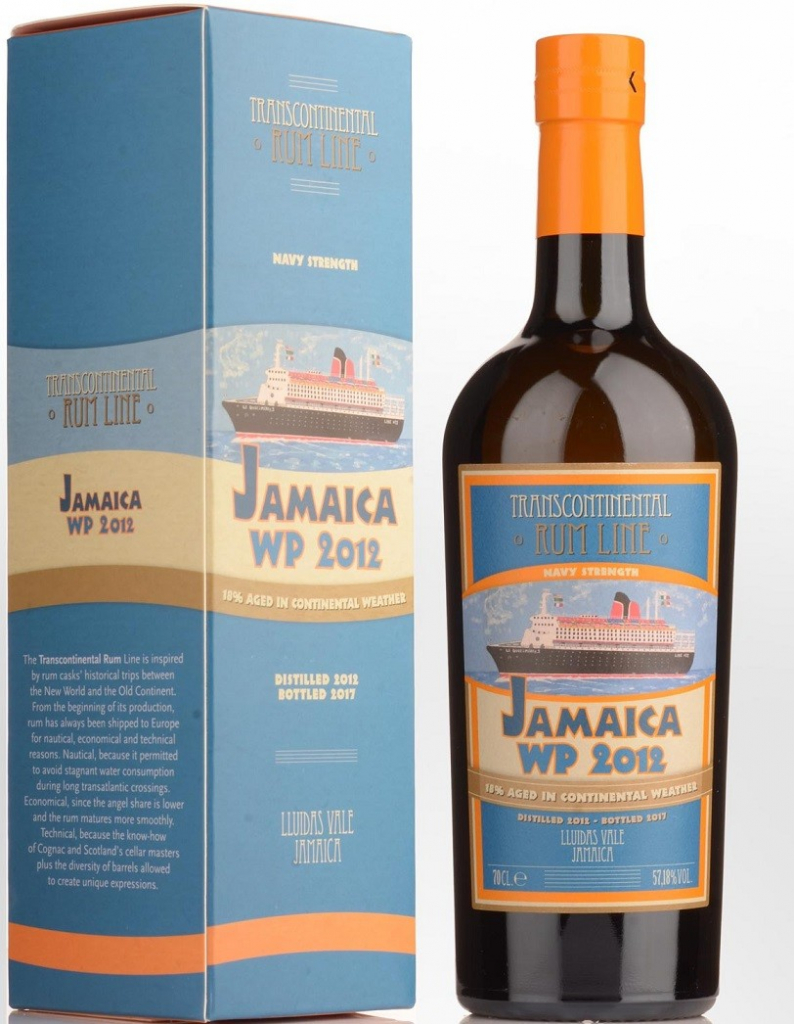 Transcontinental Rum Line Jamaica WP 2012 57,18% 0,7 l (karton)