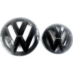 VW T-ROC (2018-2020) přední a zadní znak, logo (14cm a 11,2cm) - černá lesklá – Hledejceny.cz
