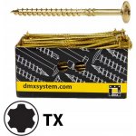 Tesařské vruty na dřevo 8x360 talířové dlouhé pozink TORX Domax 50 ks – Hledejceny.cz