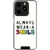 Pouzdro a kryt na mobilní telefon Realme Mobiwear Glossy - Realme C61 - G077G Always smile