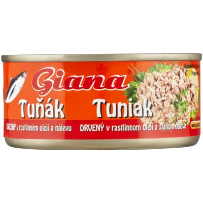 Giana tuňák drcený v rostliném oleji 170 g – Zbozi.Blesk.cz
