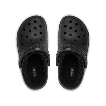 Crocs nazouváky Classic Lined Clog 203591 Black/Black