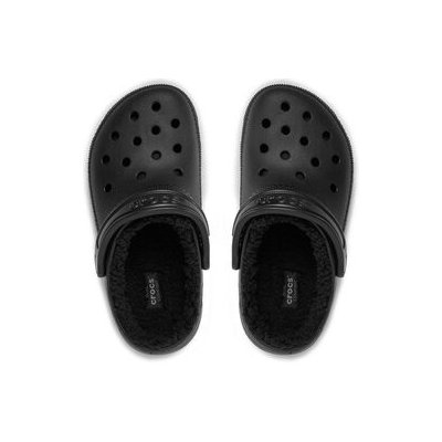 Crocs nazouváky Classic Lined Clog 203591 Black/Black