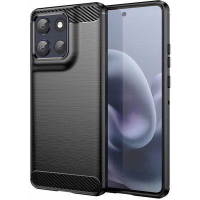 Techsuit Karbonový silikon Motorola Moto G86 černý – Zboží Živě