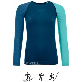 Ortovox 120 Comp Light Long Sleeve W petrol blue