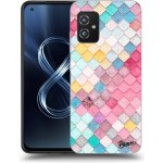 Pouzdro Picasee silikonové Asus Zenfone 8 ZS590KS - Colorful roof čiré – Zboží Mobilmania