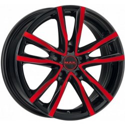 MAK Milano 7x17 5x112 ET42 black red