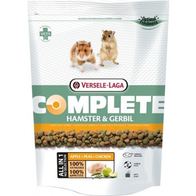 Versele-Laga Hamster Gerbil Complete Křeček a Pískomil 0,5 kg – Zboží Mobilmania