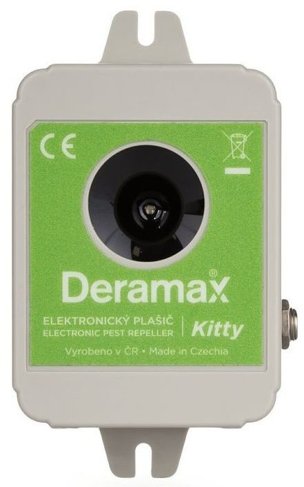 Deramax-Kitty Ultrazvukový plašič koček, psů a divoké zvěře 0220