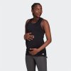 Těhotenské a kojící tričko adidas Aeroready Designed 2 Move Sport Tank top Maternit black white