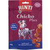 Pamlsek pro psa Rinti Chicko Plus sýrové kostky s kachním masem 80 g