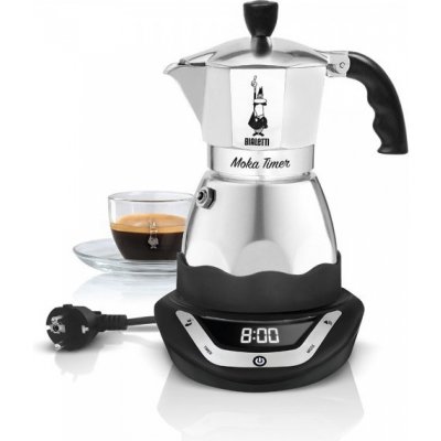 Bialetti EAsy Timer 6 Plně automatické Elektrická moka konvička 0,3 l AGDBLTEXP0022 – Zboží Dáma