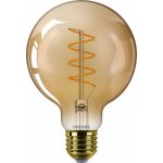Philips LED filament žárovka E27 G95 5,5W 40W 470lm 2200K stmívatelná, jantarová – Hledejceny.cz