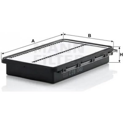 MANN FILTER Vzduchový filtr C 28 040 – Hledejceny.cz