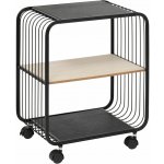5five Simply Smart Mobilní polička NOIR, 2 úrovně, kovová, 43,3 x 28 x 53 cm černá – Hledejceny.cz