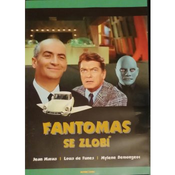 Fantomas se zlobí DVD