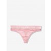 Victoria's Secret dámské tanga Lace Logo Thong růžová