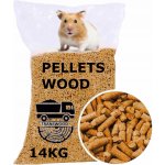Transwood Stelivo Dřevěné dřevěné pelety pro zvířata a hlodavce 14 kg světlé – Zboží Dáma