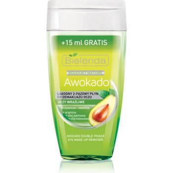 Bielenda Avocado dvoufázový odličovač pro citlivé oči 125 + 15 ml