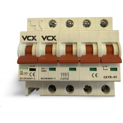 VCX CKYB63+MX+OFF PV 4P 32A 1000V DC – Hledejceny.cz