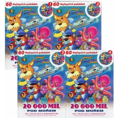 Willy Fog - 20.000 mil pod mořem pošetka DVD – Hledejceny.cz