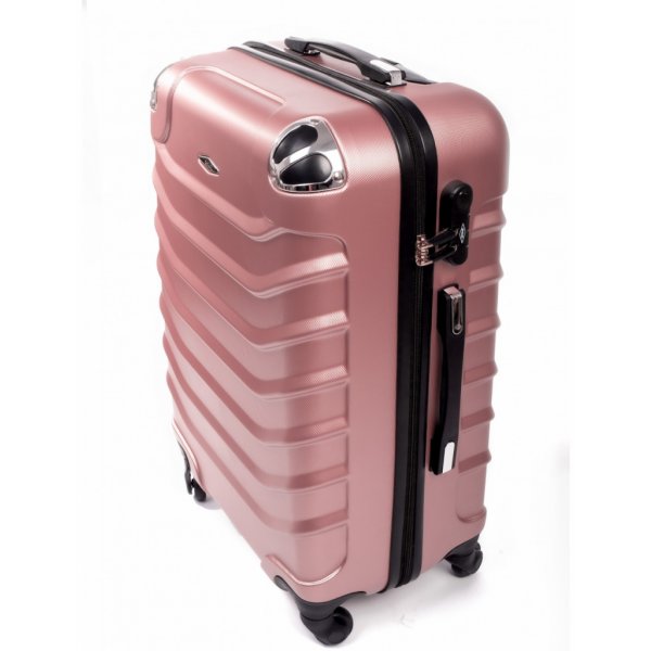 Cestovní kufr RGL 730 rose gold 50x35x21 cm