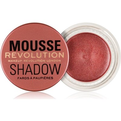Makeup Revolution Mousse krémové oční stíny Amber Bronze 4 g