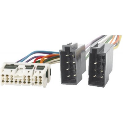4CARMEDIA Konektor ISO pro autorádia Nissan 16 PIN Nissan Almera, Almera Tino 2001, Nissan Micra 2000 - 2004, Nissan Primera (P11) 1999 - 2004, Nissan Terrano 1988 - 2000, Nissan Vanette 1995, Nissan | Zboží Auto
