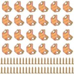 UFURMATE Vysoce odolné rohové výztuhy, 24 ks pravoúhlých kovových konzolí, upevňovacích konzol ve – Sleviste.cz