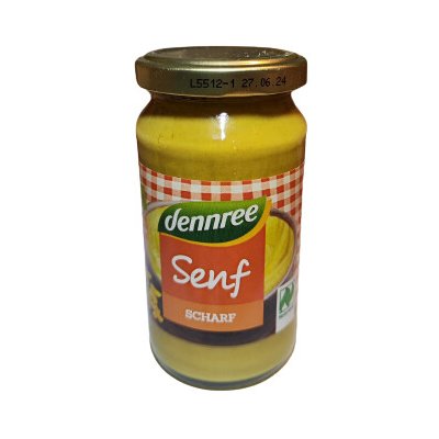 Dennree Hořčice pikantní bio 200 ml – Zbozi.Blesk.cz