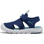 Puma FUN RACER SANDAL MESH V PS Tmavě modrá,Světle modrá,Bílá – Sleviste.cz