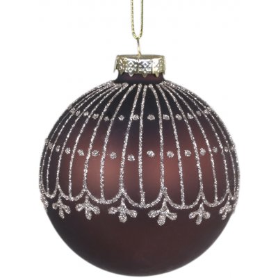 Chic Antique Vánoční ozdoba se stříbrnými ornamenty Chocolate – Hledejceny.cz