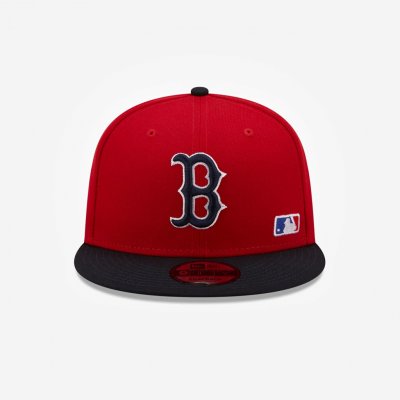 New Era Boston Red Sox Team 9FIFTY Snapback Cap Red/ Navy – Zboží Mobilmania