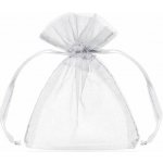 PartyDeco Organzový sáček bílý – Sleviste.cz