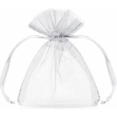 PartyDeco Organzový sáček bílý – Sleviste.cz