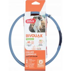 ZOLUX BIVOUAK LED Silikonový obojek pro psa