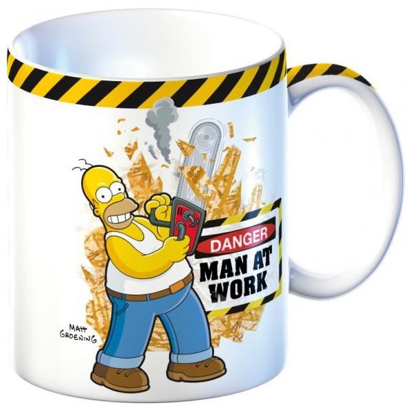 Creative Tops Hrnek Homer Simpson Man At Work 370ml od 149 Kč - Heureka.cz