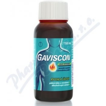 GAVISCON LIQUID PEPPERMINT POR SUS 1X150ML