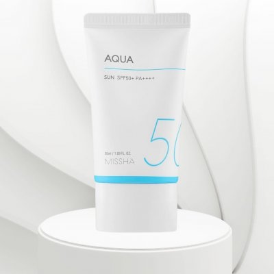 Missha All Around Safe Block Aqua Sun Gel SPF50+/PA++++ opalovací krém s gelovým základem 50 ml – Hledejceny.cz