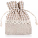HOME DECOR Pytlík dekorativní SQUARE 10 x 13 cm světle hnědý – Hledejceny.cz