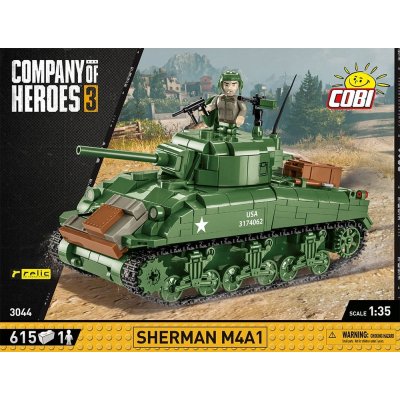 COBI 3044 Company of Heroes 3 Americký střední tank Sherman M4A1