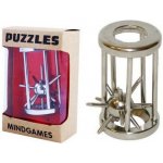 Hlavolam ježek v kleci kovový chromovaný – Zboží Mobilmania