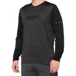 100% Ridecamp dlouhý rukáv Black/Charcoal pánský – Zboží Dáma