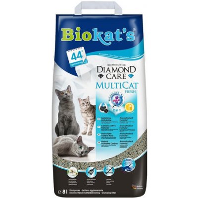 Biokat’s Diamond Care Multicat fresh bentonitové 8 l – Zboží Mobilmania